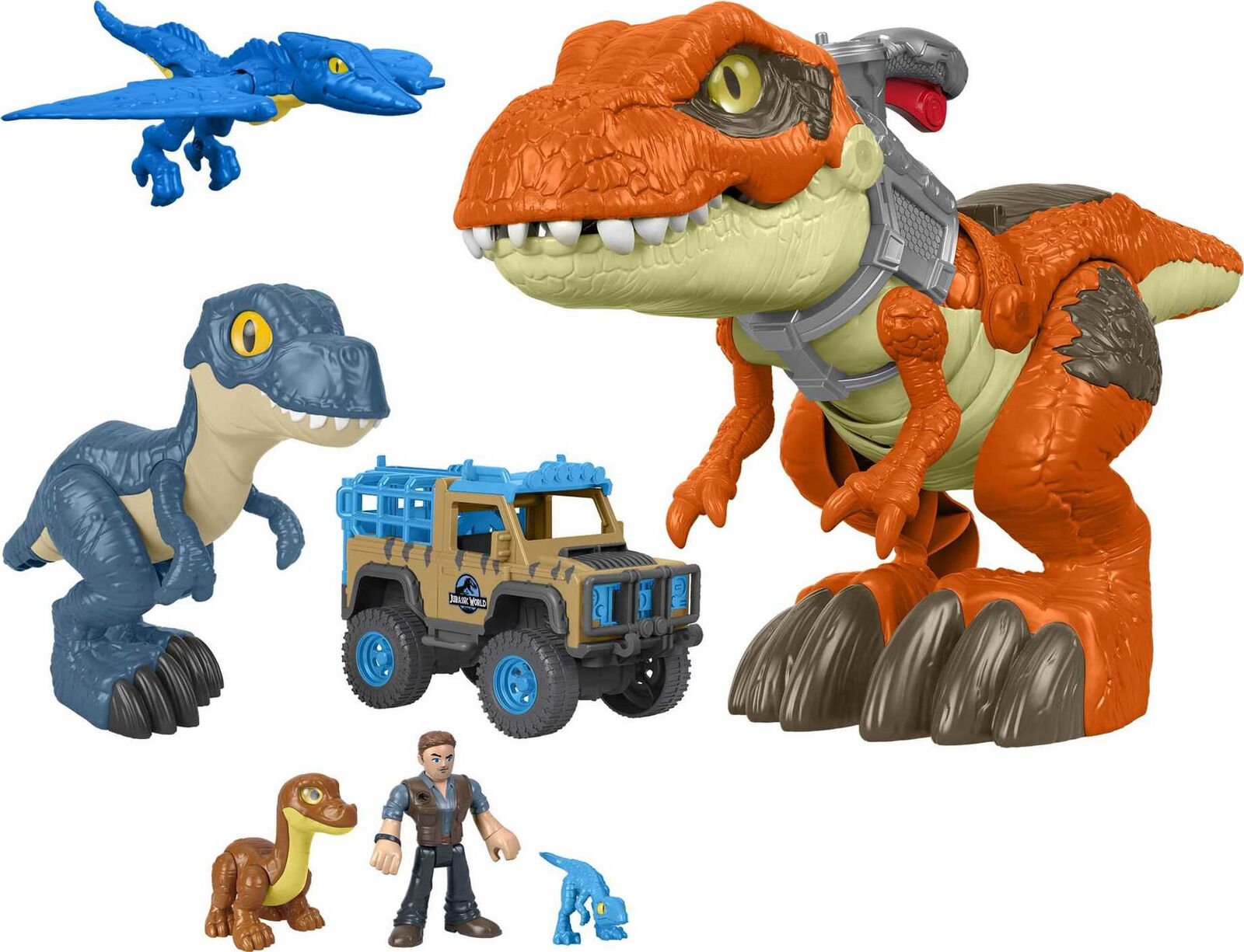 Imaginext Jurassic World T. Rex Expedition Dinosaur Toy Set (Walmart ...